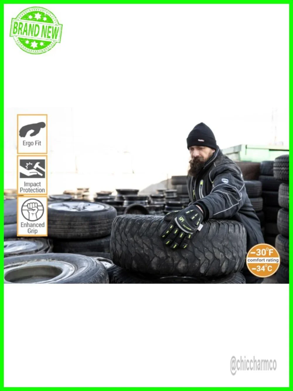 Extreme Freezer Glove with Touch-Rite Nib, Insulated Work Gloves
